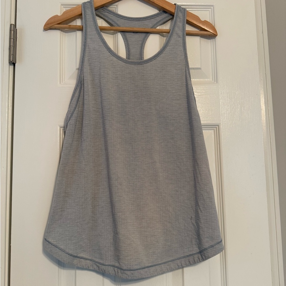 Lululemon Racerback Light Baby Blue Tank Top